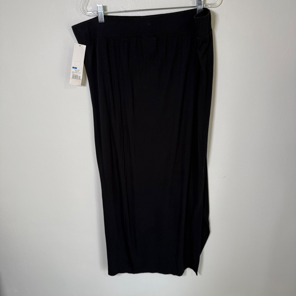 New Liz Lange for Target Maternity Maxi Skirt Side Slits L Staple Comfort NWT - Picture 2 of 10